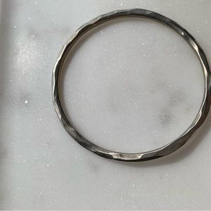 Silver bangle